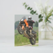 KTM Wheelie Postkarte (Stehend Vorderseite)