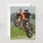 KTM Wheelie Postkarte (Vorne/Hinten)