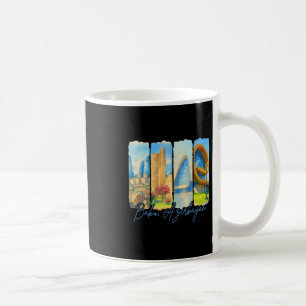 Ku Aserbaidschan Reisebürstenstrich Souvenir Va Kaffeetasse