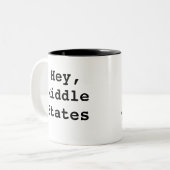 KU englische Einschätzungs-he mittlere Zweifarbige Tasse (Vorderseite Links)