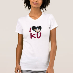 Ku Herz I der Frauen Trägershirt T-Shirt