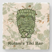 Ku-Tiki Hawaiian Customizable Tiki Bar Untersetzer (Vorderseite)