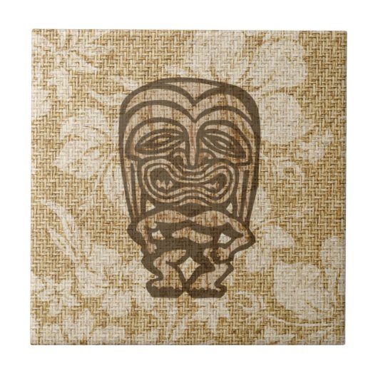 Ku-Tiki hawaiische Tiki Bar-Fliese Trivet Fliese (Vorderseite)