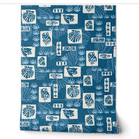 Kua Bay Hawaiian Undersea Muscheln - Indigo Blue