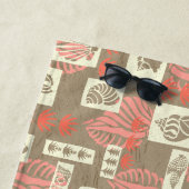 Kua Bay Hawaiian Undersea Muscheln - Korallen Strandtuch (Beispiel)