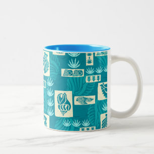 Kua Bay Hawaiian Unterwasser-Schalen Zweifarbige Tasse