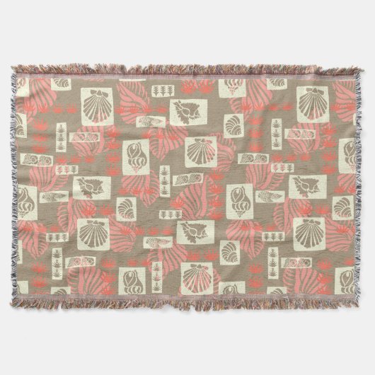 Kua Bay Hawaiianische Muscheln Decke (Vorderseite)