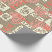Kua Bay Hawaiianische Muscheln Geschenkpapier (Ecke)
