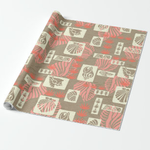 Kua Bay Hawaiianische Muscheln Geschenkpapier