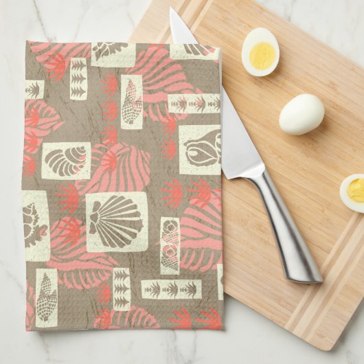 Kua Bay Hawaiianische Muscheln Handtuch (Viertel Falte)