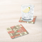 Kua Bay Hawaiianische Muscheln Rechteckiger Pappuntersetzer (Vor Ort)