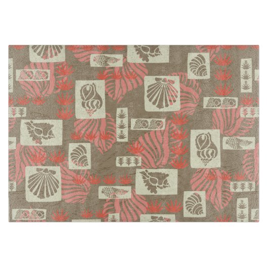 Kua Bay Hawaiianische Muscheln Schneidebrett (Vorderseite)