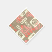Kua Bay Hawaiianische Muscheln Serviette (Ecke)