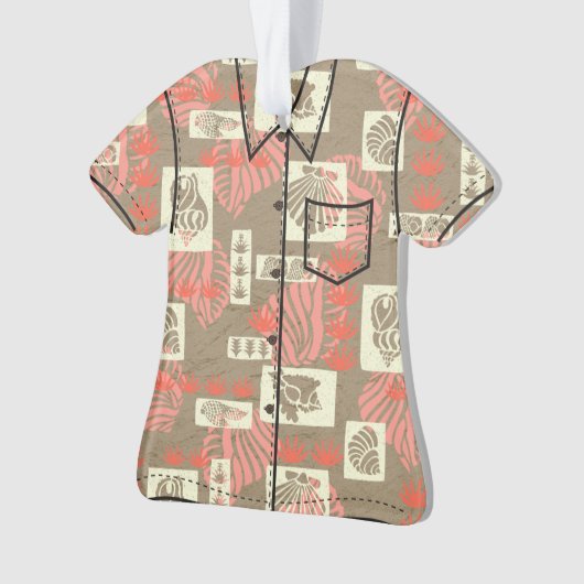 Kua Bay Hawaiianische Unterwassersee-Muscheln Aloh Ornament (Vorderseite)