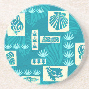 Kua Bucht-hawaiische Undersea Muscheln Sandstein Untersetzer