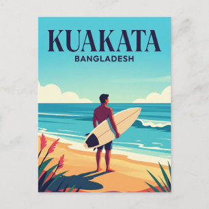 Kuakata-Strand Bangladesch Postkarte