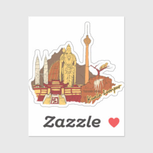 Kuala Lumpur Aufkleber