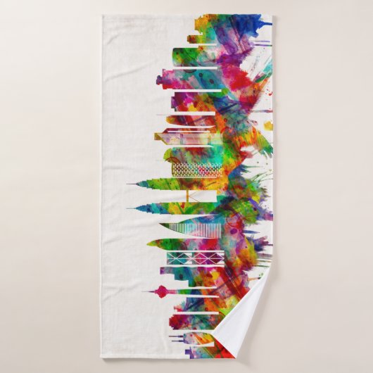 Kuala Lumpur Badehandtuch (Badehandtuch)