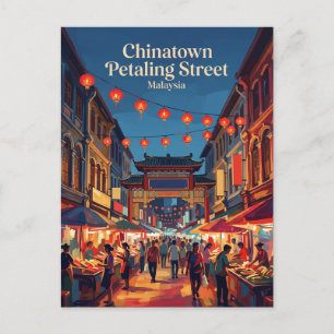 Kuala Lumpur - Chinatown (Petaling Street) Postkarte
