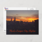 Kuala Lumpur City Skyline Postkarte (Vorne/Hinten)