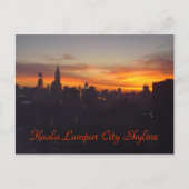 Kuala Lumpur City Skyline Postkarte (Vorderseite)
