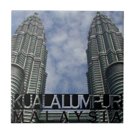 Kuala Lumpur Fliese (Vorderseite)