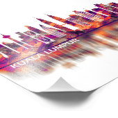 Kuala Lumpur Fotodruck (Ecke)