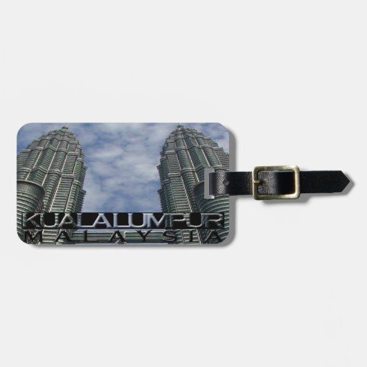 Kuala Lumpur Gepäckanhänger (Vorderseite horizontal)