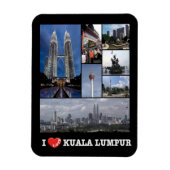 Kuala Lumpur - I Liebe - Malaysia - Magnet (Vertikal)