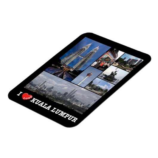 Kuala Lumpur - I Liebe - Malaysia - Magnet (Linke Seite)