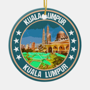 Kuala Lumpur Keramik Ornament