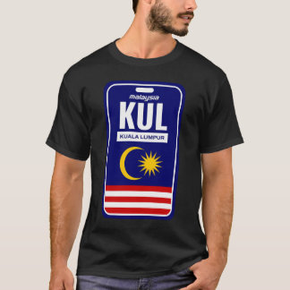 Kuala Lumpur (Kul) Gepäckaufkleber T-Shirt