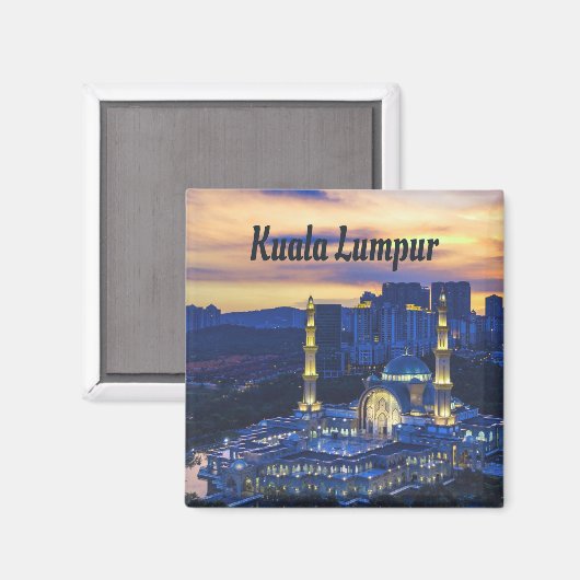 Kuala Lumpur Magnet (Vorderseite/Rückseite)
