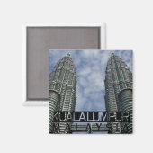 Kuala Lumpur Magnet (Vorderseite/Rückseite)