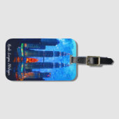 Kuala Lumpur Malaysia Asia Travel Gepäckanhänger (Vorderseite (Horizontal))