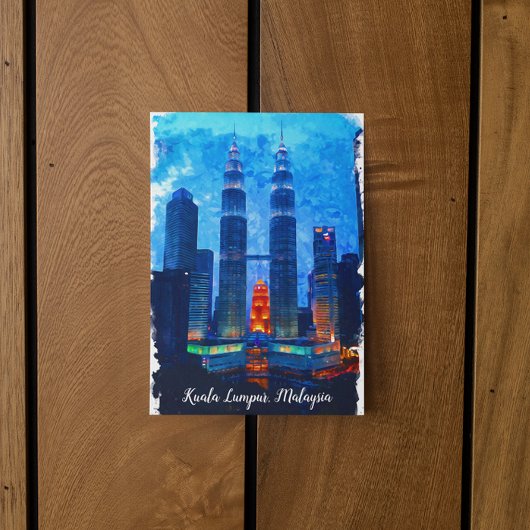 Kuala Lumpur Malaysia Asia Travel Postkarte