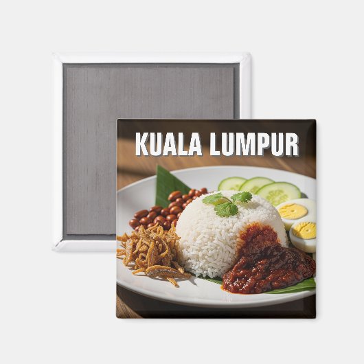 Kuala Lumpur Malaysia Magnet (Vorderseite/Rückseite)