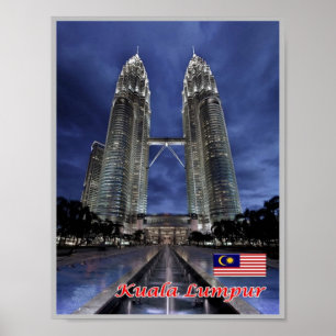 Kuala Lumpur - Malaysia - Petronas Zwillingstürme  Poster