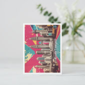 Kuala Lumpur Malaysia Pop Kunst, Dichtung und Musi Postkarte (Stehend Vorderseite)
