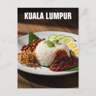 Kuala Lumpur Malaysia Postkarte