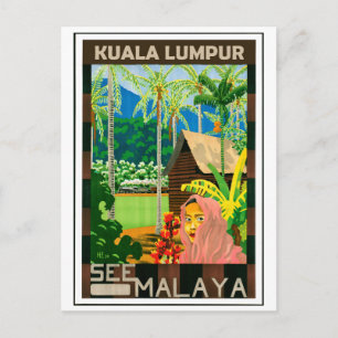 Kuala Lumpur, Malaysia Postkarte