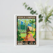 Kuala Lumpur, Malaysia Postkarte (Stehend Vorderseite)
