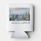 Kuala Lumpur Malaysia Skyline Vintag Souvenir Dosenkühler (Rückseite)
