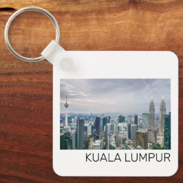 Kuala Lumpur Malaysia Skyline Vintag Souvenir Schlüsselanhänger