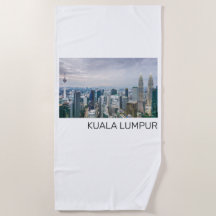 Kuala Lumpur Malaysia Skyline Vintag Souvenir