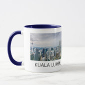 Kuala Lumpur Malaysia Skyline Vintag Souvenir Tasse (Links)