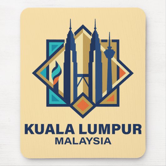 Kuala Lumpur Malaysia Südostasien Mousepad (Vorne)