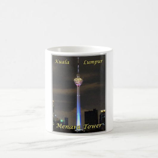 Kuala Lumpur Menara Tower - Malaysia - Kaffeetasse (Mittel)