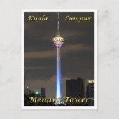 Kuala Lumpur Menara Tower - Malaysia - Postkarte (Vorderseite)
