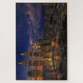 Kuala-Lumpur Nachtszene Puzzle (Vertikal)